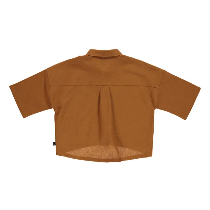 Camisa algodón orgánico | Camel- Imagen del producto n°6