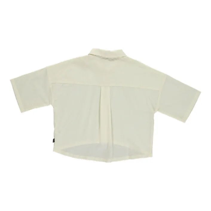 Camisa algodón orgánico | Blanco Roto- Imagen del producto n°7
