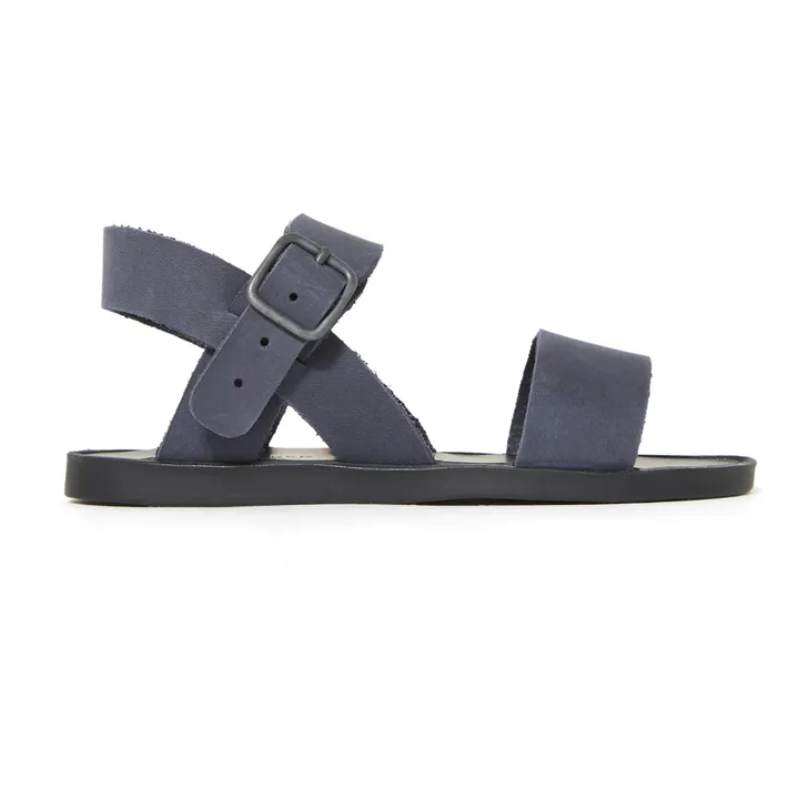 Buckle Sandals  | Navy blue- Product image n°0