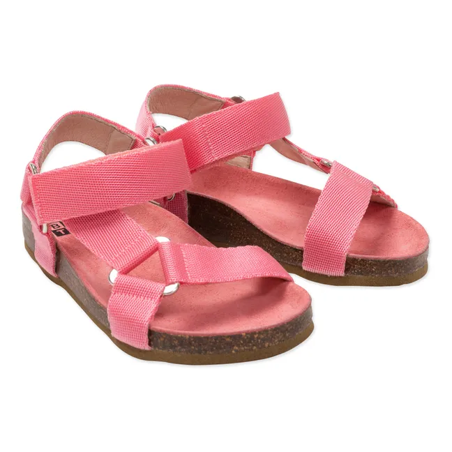 Sandales Velcros Sanaja | Rose