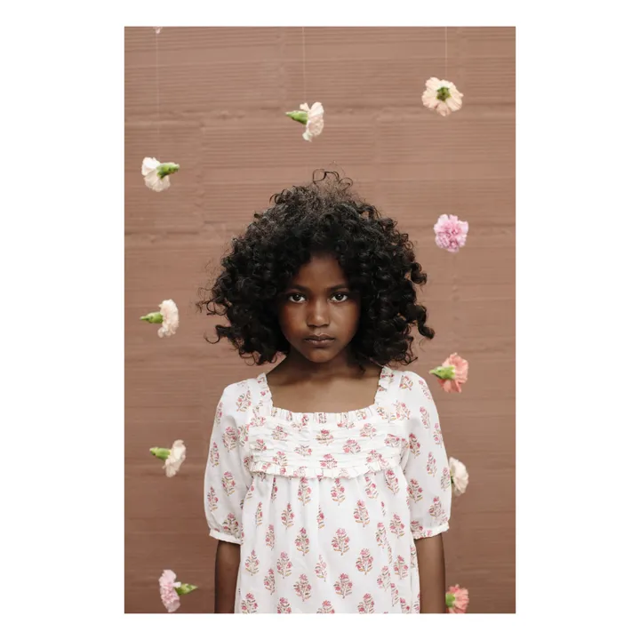 Floral Dress  | Ecru- Product image n°1