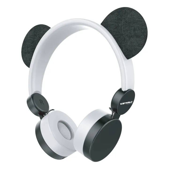 Casque audio filaire enfant Panda | Blanc- Image produit n°0