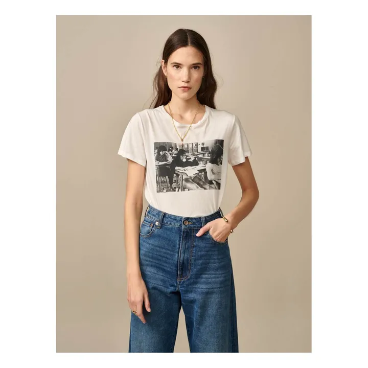 T-Shirt Covi Print - Damenkollektion  | Weiß- Produktbild Nr. 2