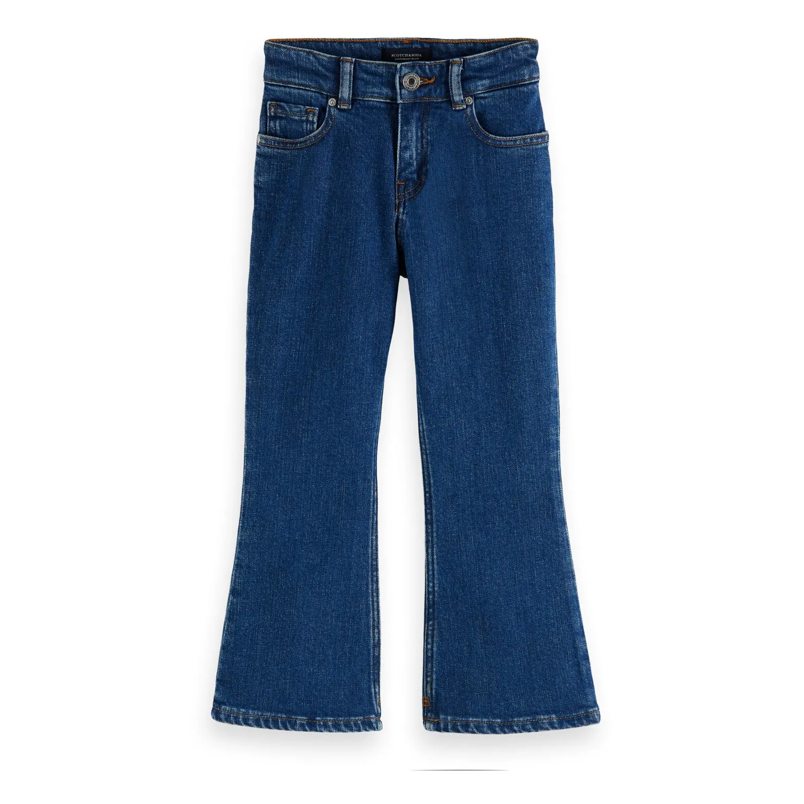 Scotch & Soda Denim Brut Organic Cotton Flared Jeans