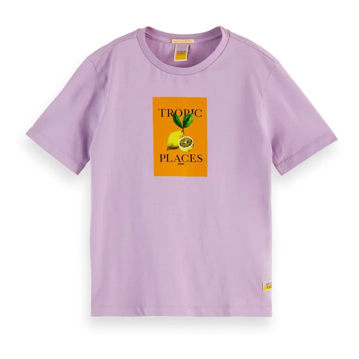T-Shirt Artworks Bio-Baumwolle | Lila- Produktbild Nr. 0