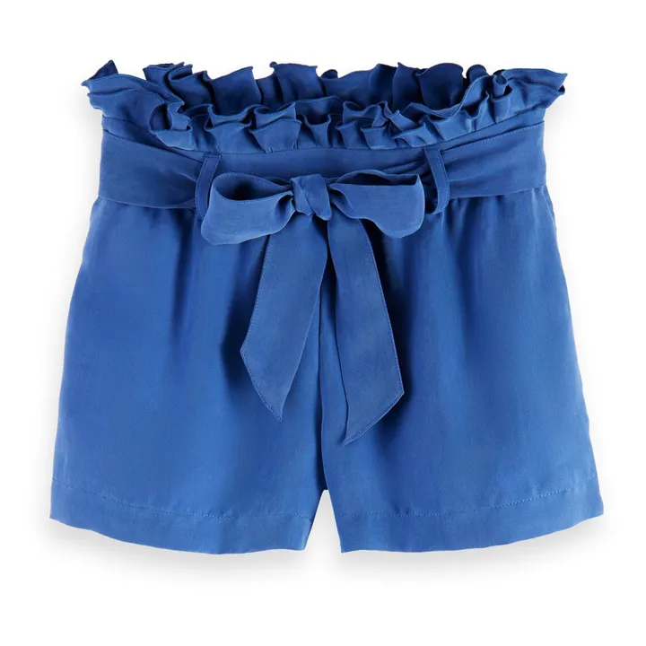 Shorts con Cinturón | Azul- Imagen del producto n°0