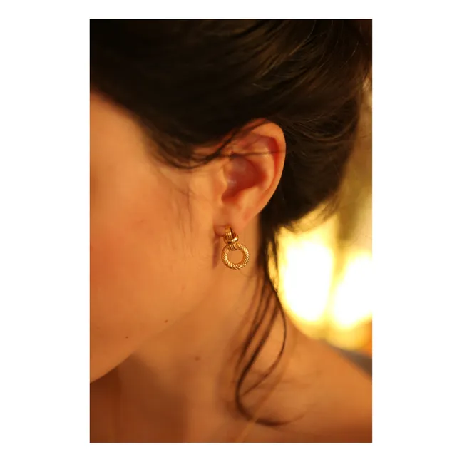 Boucles d'Oreilles Charlotte | Doré