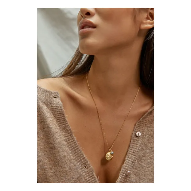 LOUISE DAMAS ルイーズダマス SUZANNE PENDANT NECKLACE Louise Damas - Suzanne - Pendant - Gold | Smallable