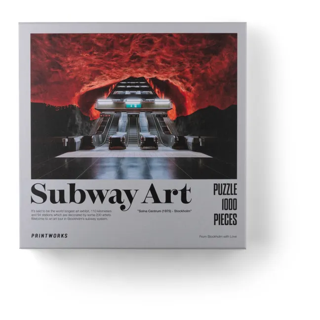 Puzzle Subway Art Fire - 1000 pièces