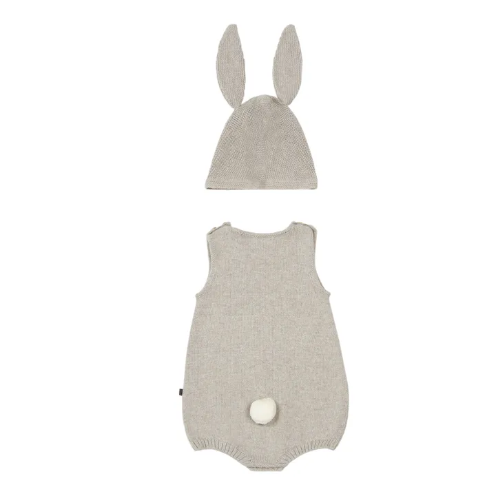 Mono Baby Alpaca Pies Conejo | Gris- Imagen del producto n°1