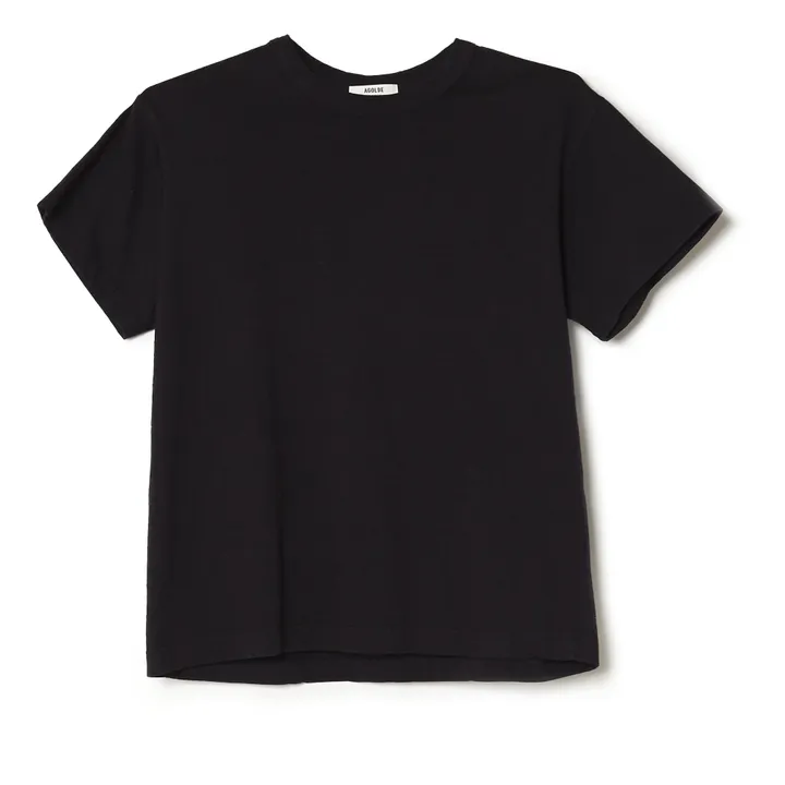 T-shirt Rena Coton Bio | Noir- Image produit n°0
