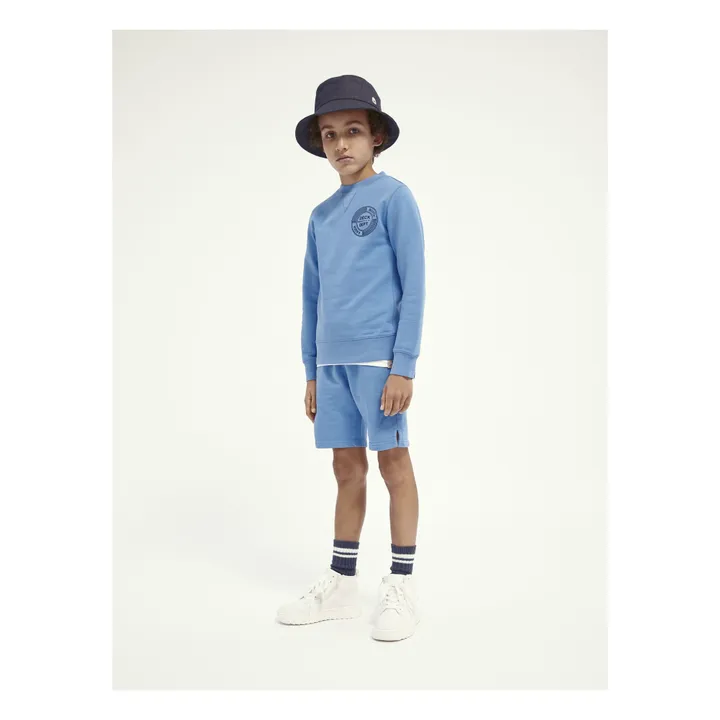 Shorts Bio-Baumwolle | Blau- Produktbild Nr. 1