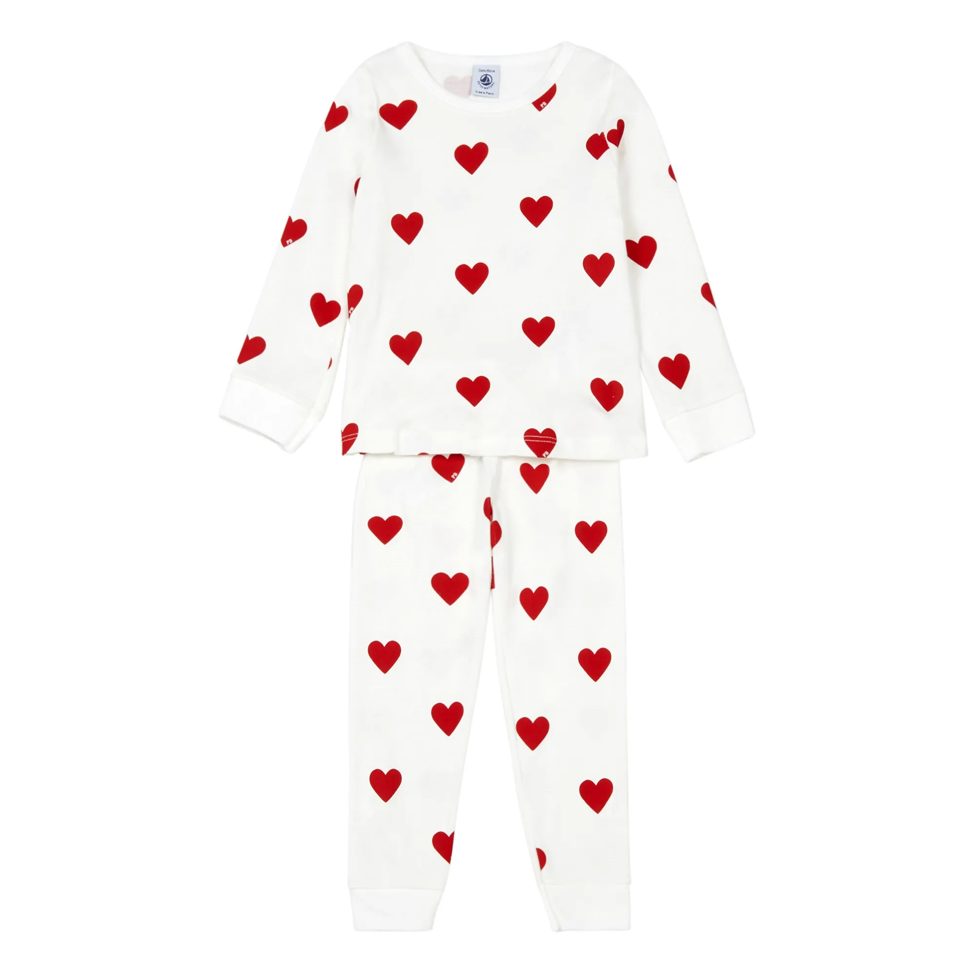 Petit Bateau White Mison Organic Cotton Pyjamas