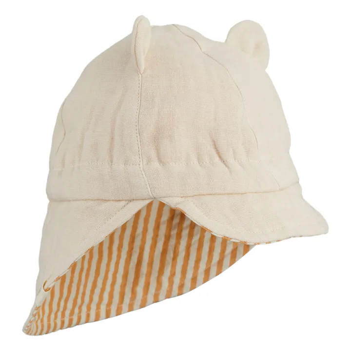 Sombrero Cosmo Reversible algodón orgánico | Crema- Imagen del producto n°0