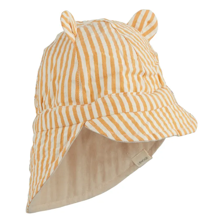 Sombrero Cosmo Reversible algodón orgánico | Crema- Imagen del producto n°2