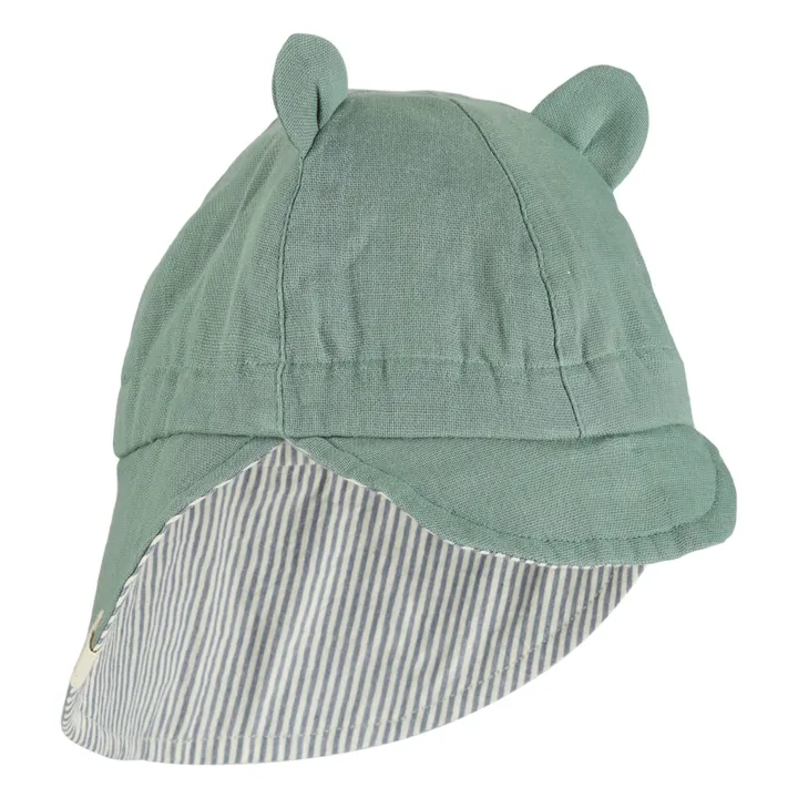 Sombrero Cosmo Reversible algodón orgánico | Gris verdoso- Imagen del producto n°0