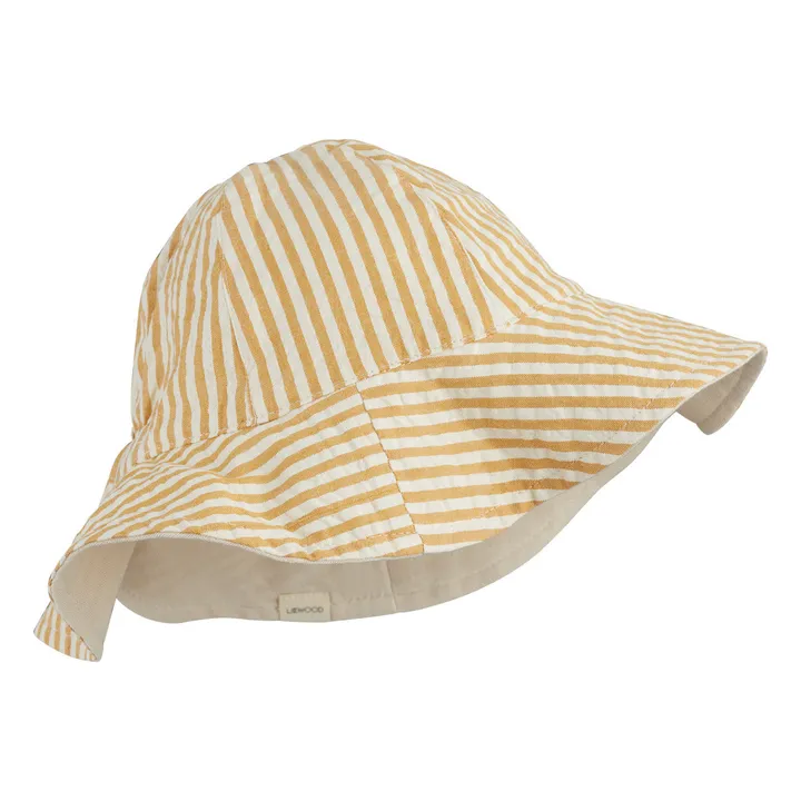 Cady Reversible Organic Cotton Hat  | Cream- Product image n°2