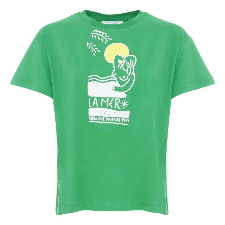 T-Shirt Never la Mer | Grün- Produktbild Nr. 0