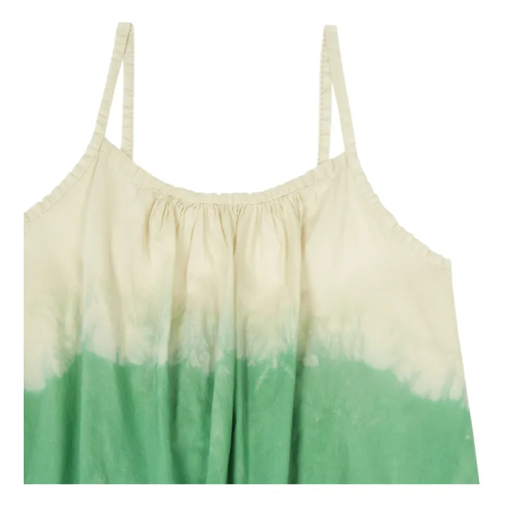 Tie-dye Organic Cotton Dress  | Green- Product image n°5