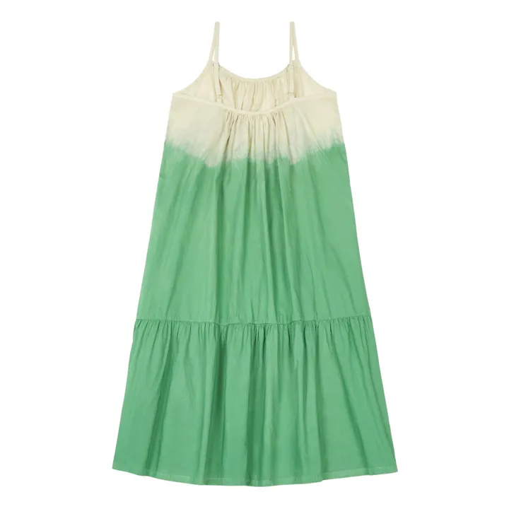 Tie-dye Organic Cotton Dress  | Green- Product image n°6