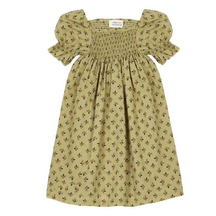 Kleid Babydoll | Khaki- Produktbild Nr. 0