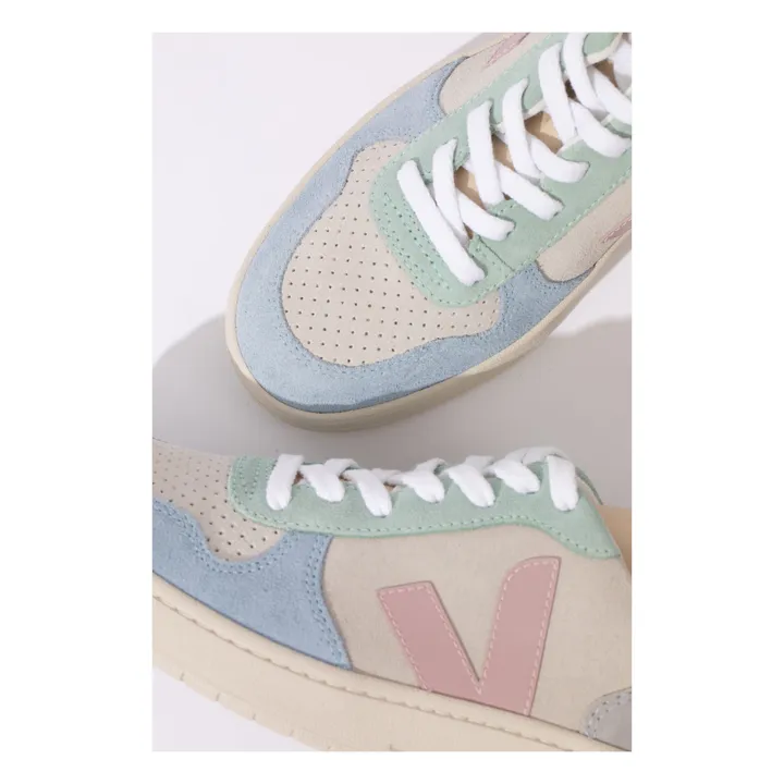 Sneakers in camoscio V-10 - Collezione Donna   | Rosa chiaro- Immagine del prodotto n°2