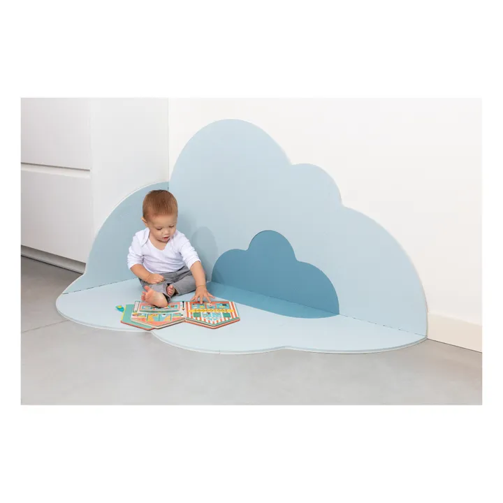 Faltbarer Spielteppich Wolke | Hellblau- Produktbild Nr. 7