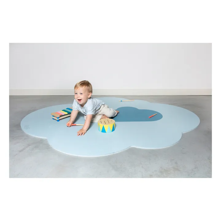 Faltbarer Spielteppich Wolke | Hellblau- Produktbild Nr. 10