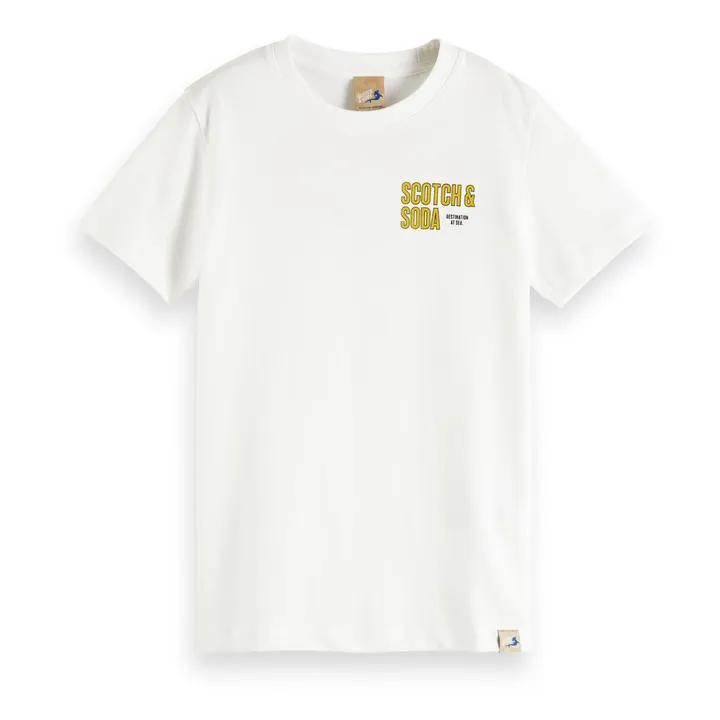 T-Shirt Logo Bio-Baumwolle | Weiß- Produktbild Nr. 0