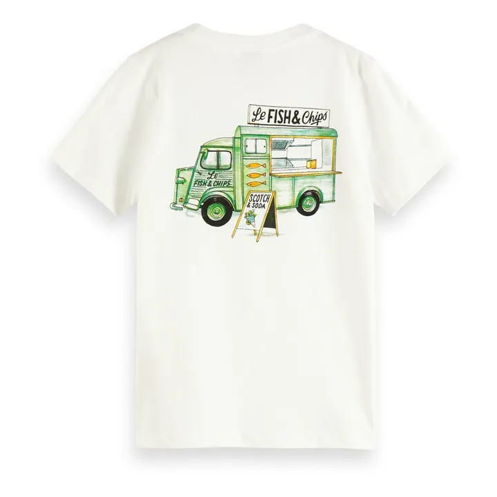 T-Shirt Frite Coton Bio | Blanc- Image produit n°4