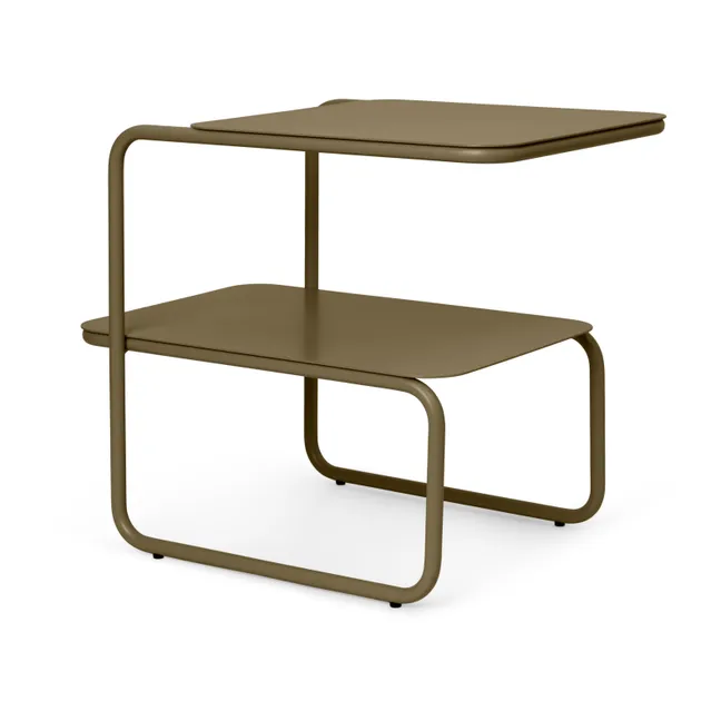 Level Outdoor Side Table | Olive green