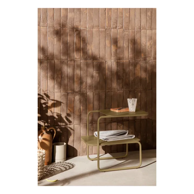 Level Outdoor Side Table | Olive green