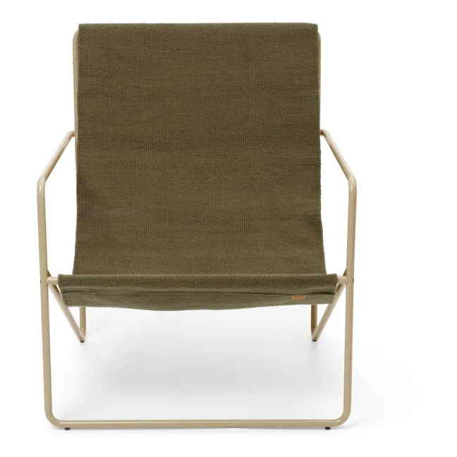 Desert Outdoor Lounge Chair | Olive green