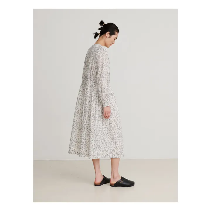 Kleid Shiro aus Bio-Baumwolle | Weiß- Produktbild Nr. 2
