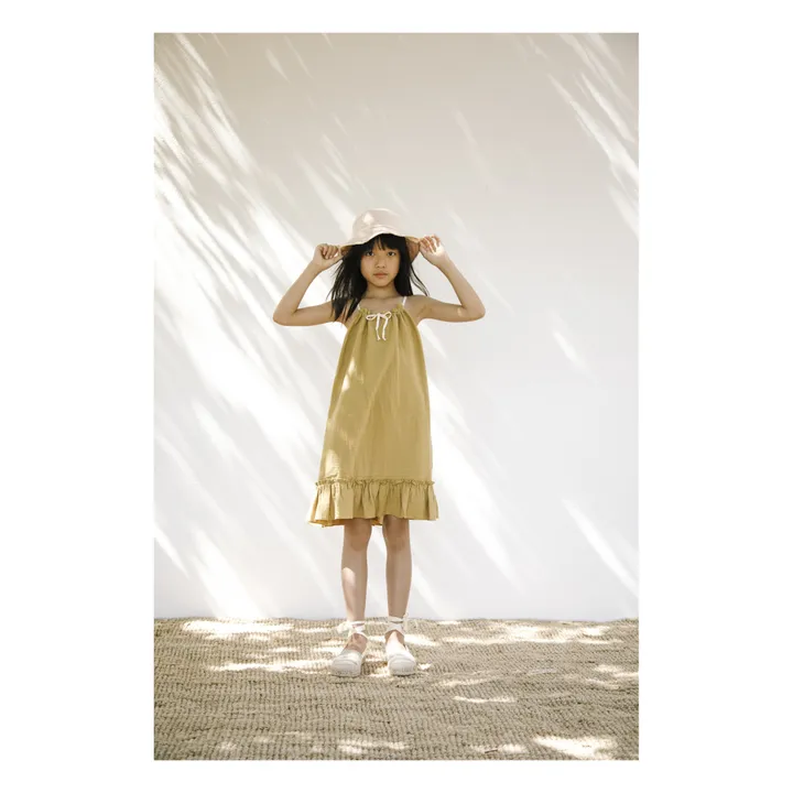 Kleid aus Bio-Baumwolle Cara | Ocker- Produktbild Nr. 2