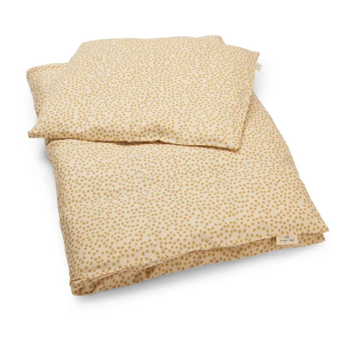 Juego de cama de algodón orgánico | Amarillo- Imagen del producto n°0
