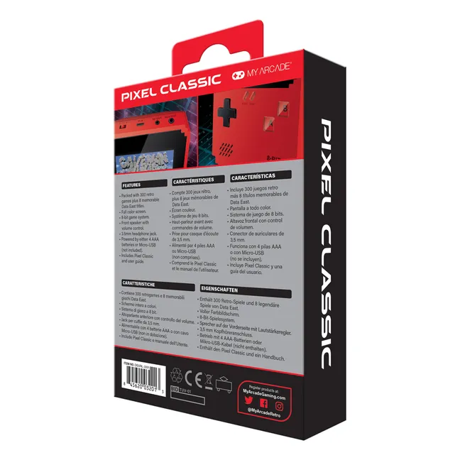 Console de poche rétro Pixel Classic