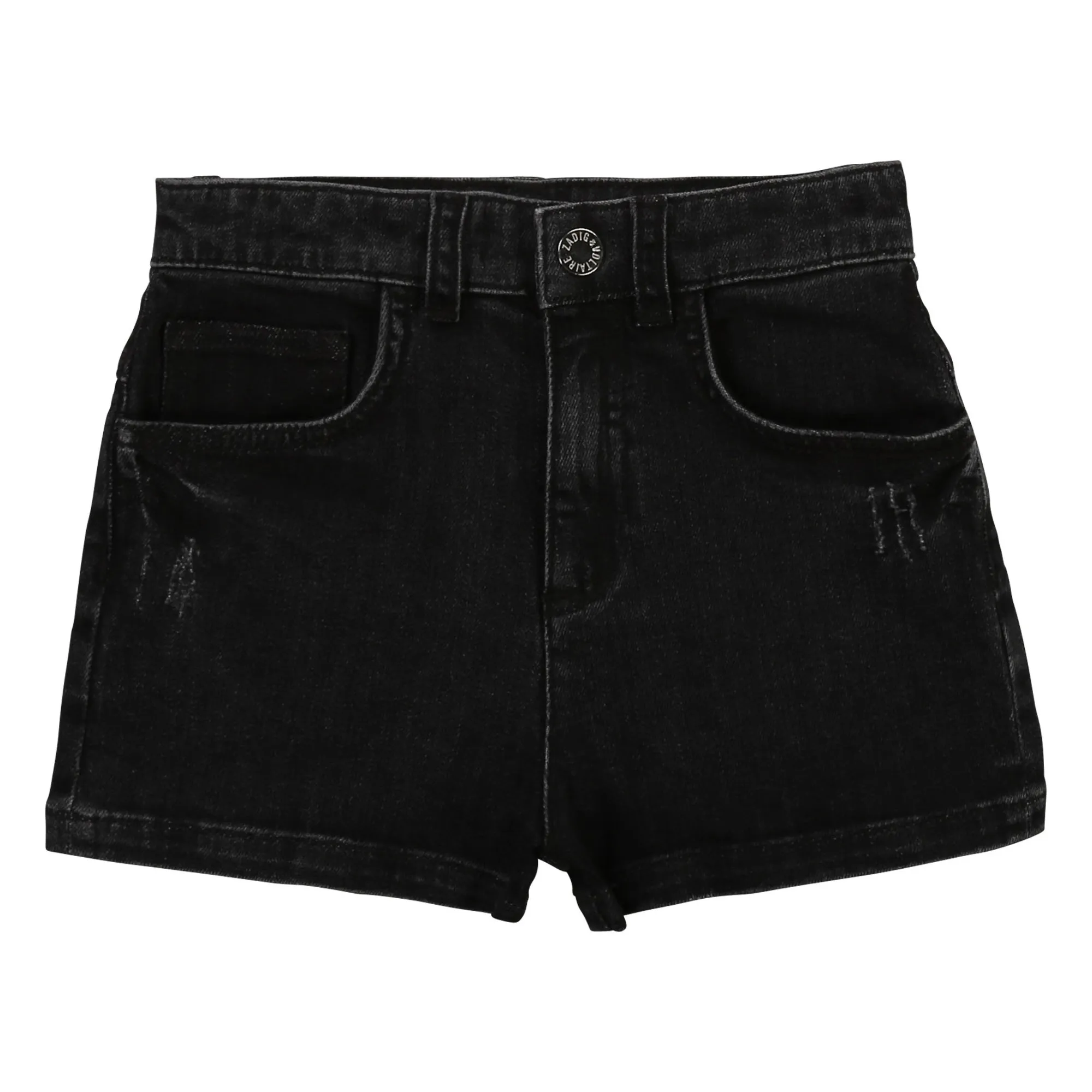 Zadig & Voltaire Black Denim Shorts