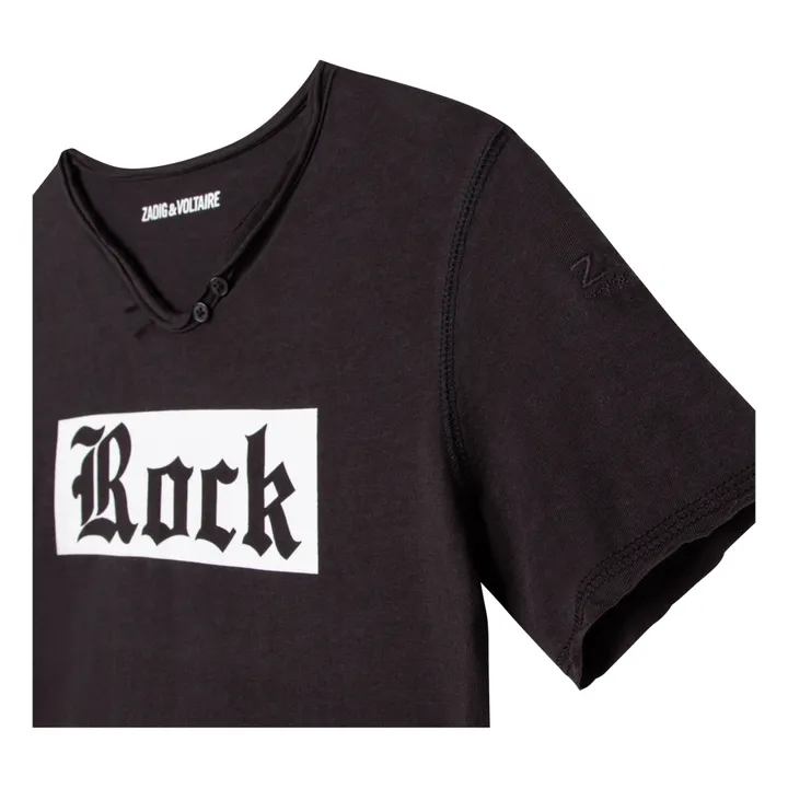 T-shirt Rock | Nero- Immagine del prodotto n°2