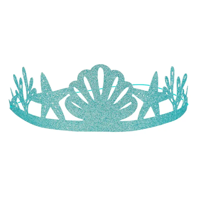 Sparkly Mermaid Crowns - Set of 8