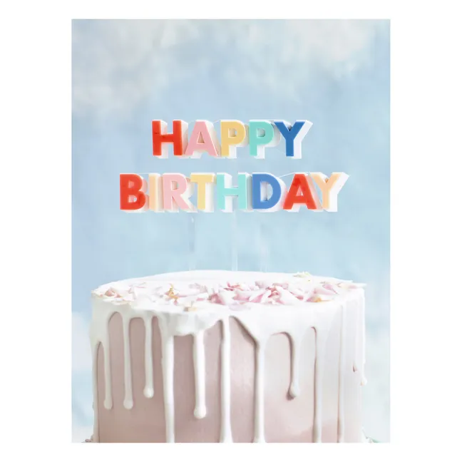 Decorazioni per torte di compleanno: “Happy Birthday”