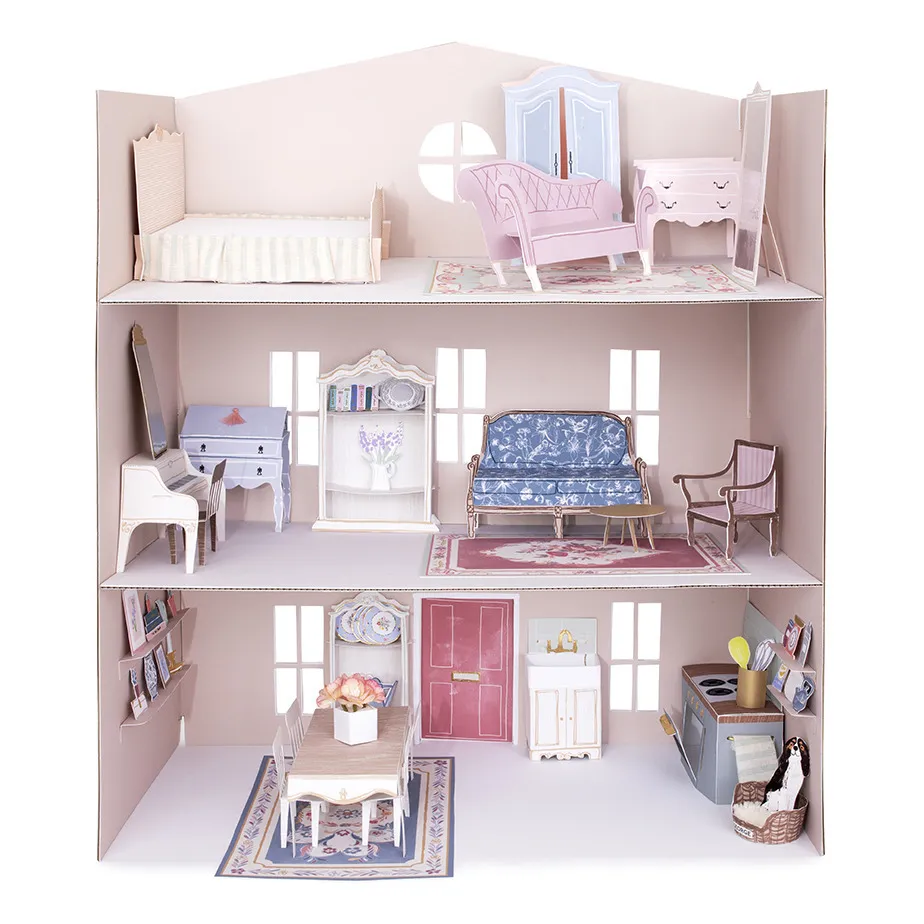Meri Meri Mini Cardboard Doll's House Smallable
