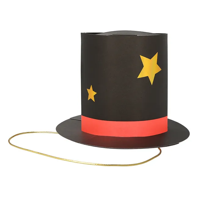 Chapeaux de magicien en carton - Set de 8