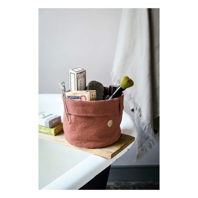 Iona Basket | Rhubarb colour