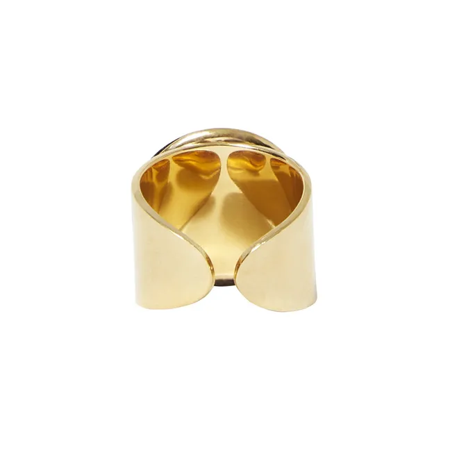 Bague Corne Mpira | Noir