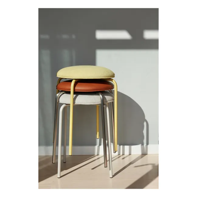 Tabouret en métal | Jaune