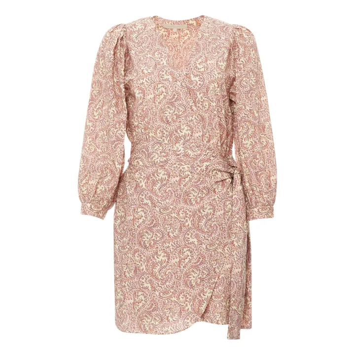 Vanessa Bruno - Ravindra Poplin Print Cashmere Dress - Pink | Smallable