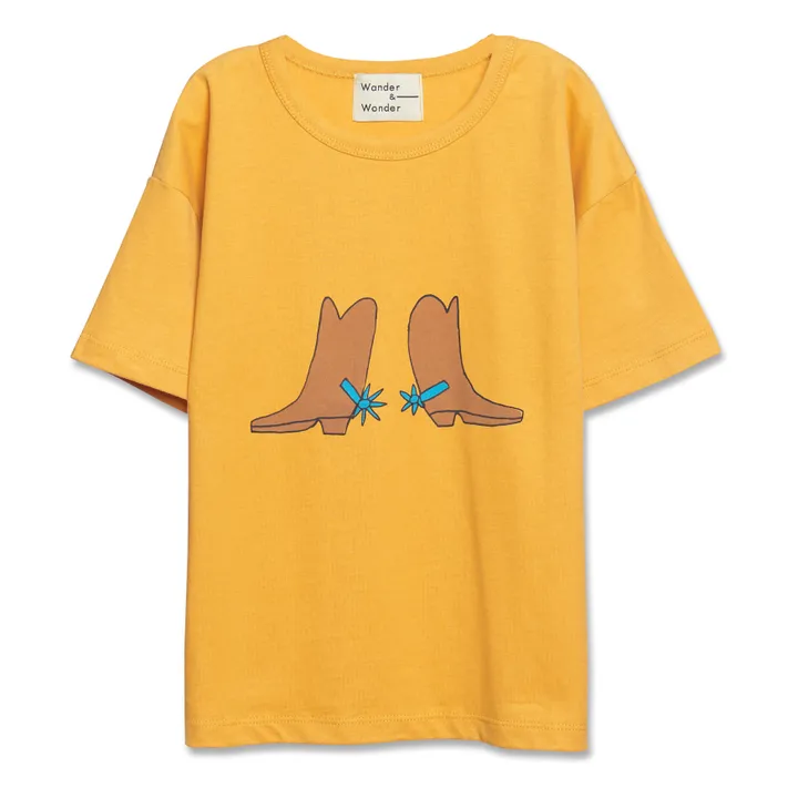 Camiseta Botas de Cowboy | Amarillo- Imagen del producto n°0