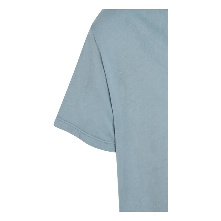 Leichtes T-Shirt Crew | Graublau- Produktbild Nr. 1