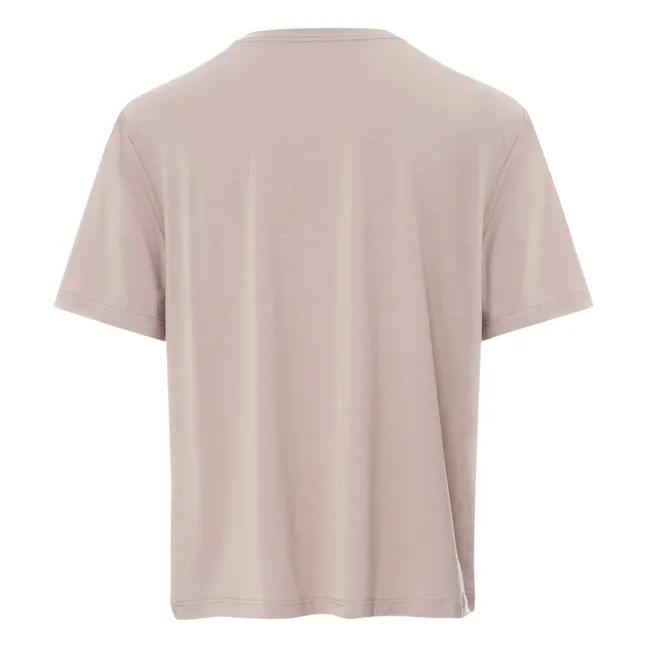 T-Shirt in tencel Lite | Rosa antico